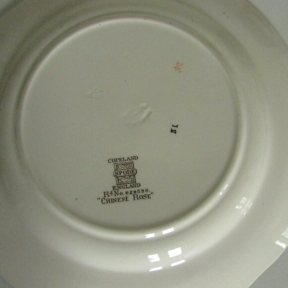 Vintage 7.5" salad plate, Chinese Rose design, Copeland Spode (Lot 4) - Picture 11 of 12